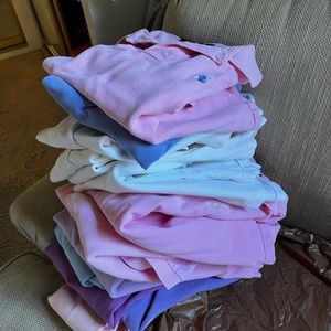 Lot of medium sized Ralph Lauren polo shirts in good condition